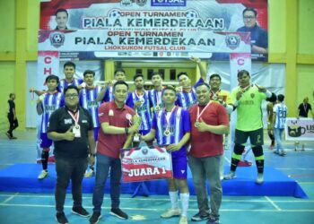 Lhoksukon FC Kampiun Open Turnamen Futsal Piala Kemerdekaan RI Tahun 2023
