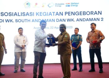 SKK Migas Sumbagut Sosialisasi Rencana Pengeboran Mubadala dan Harbour Energy