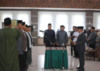 Lantik Anggota Baitul Mal Aceh Utara, Sekda Harapkan Kerja Profesional Kelola Harta Agama