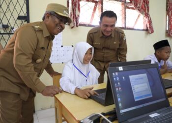 Tinjau ANBK di SMPN 1 Syamtalira Bayu, Begini Harapan Pj Bupati Aceh Utara