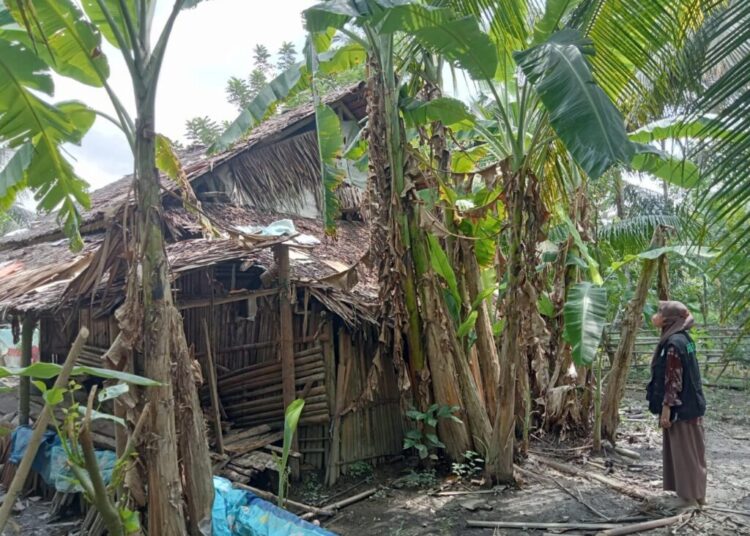 Sambangi Rumah Warga Miskin di Alue Tingkeum, BMK Aceh Utara Lakukan Verifikasi Lapangan