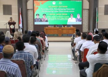 Buka Sosialisasi ‘Jaga Desa’, Pj Bupati Mahyuzar: Dana Desa 10 Persen untuk Bidang Kesehatan