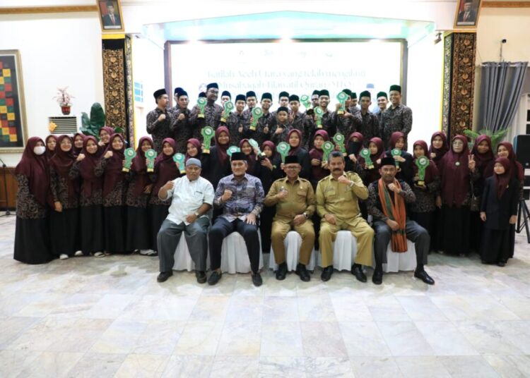 Raih Peringkat Empat pada MTQ Aceh ke-36, Kafilah Aceh Utara Disambut Meriah di Pendopo Bupati