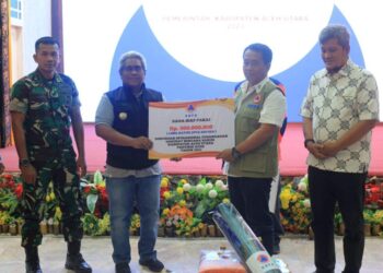 Aceh Utara Terima Rp500 Juta dari BNPB untuk Penanganan Banjir