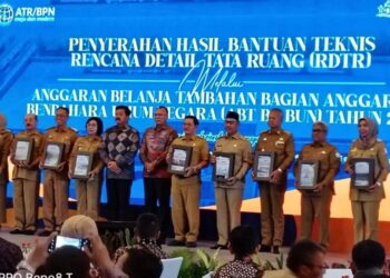 Pj Bupati Aceh Utara Terima Hasil Bantuan Teknis RDTR dari Kementerian ATR/BPN