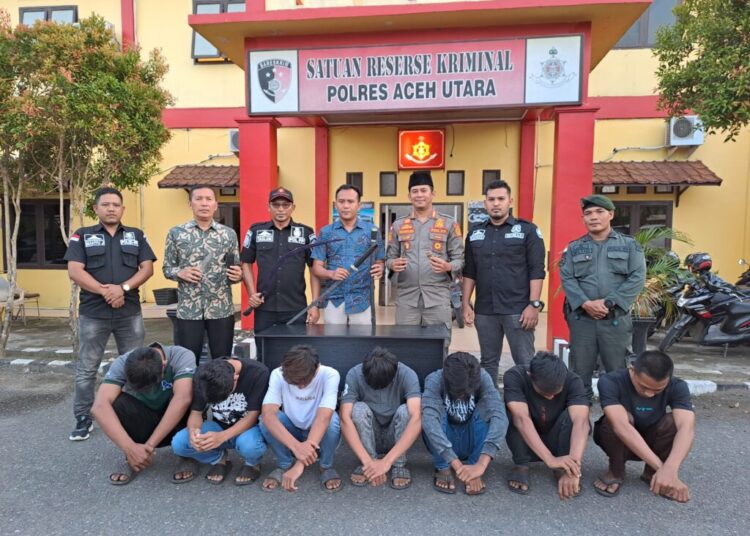 Viral Foto Kawanan Remaja Pakai Senjata Tajam di Aceh Utara, Begini Faktanya