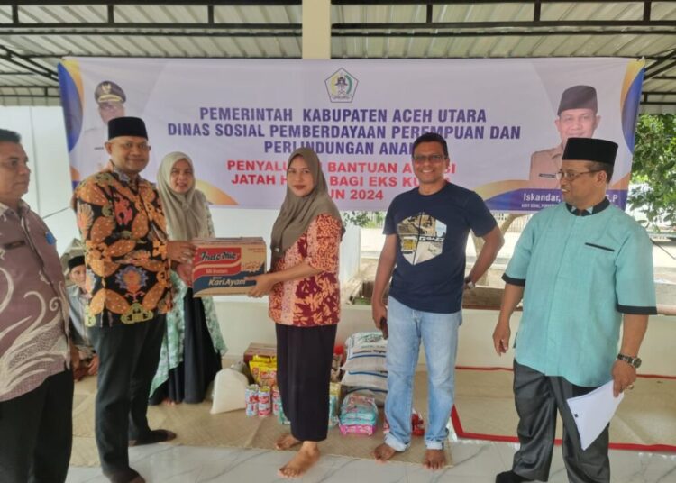 99 Eks Penderita Kusta Terima Bantuan ATENSI Jadup dari Dinas Sosial PPPA Aceh Utara