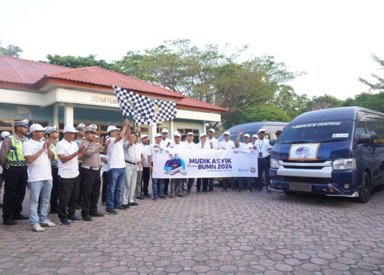 Mudik Gratis Bersama BUMN 2024, PT PIM Berangkatkan 160 Orang Untuk 5 Rute Tujuan