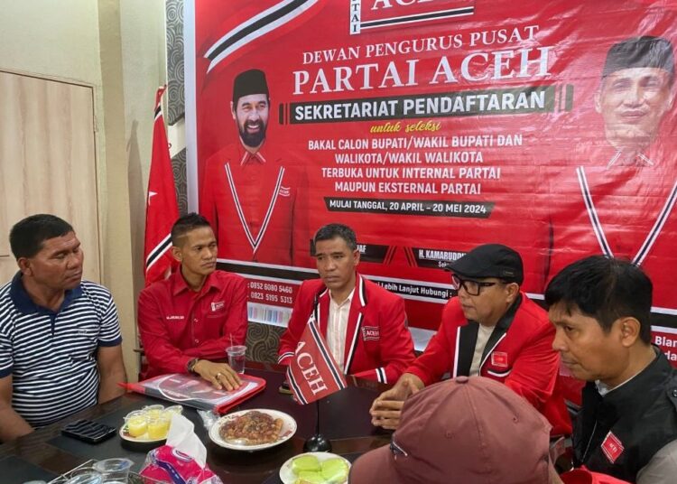 Terungkap, Bakal Calon Bupati dan Wakil Bupati Aceh Utara dari Partai Aceh Resmi Mendaftar