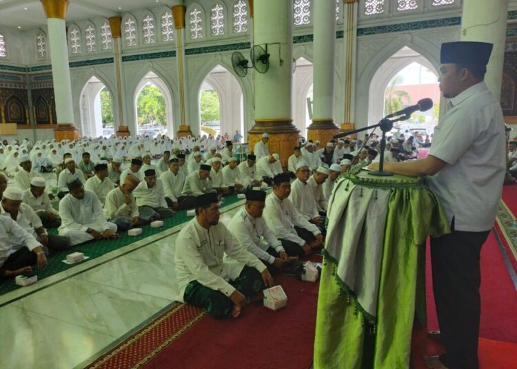 Pemkab Aceh Utara Peusijuek 556 Jemaah Calon Haji, Berangkat Dalam 4 Kloter