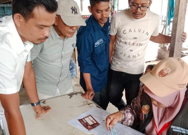 Lakukan Pengawasan Coklit di Kuta Makmur, Panwaslih Aceh Utara: Penting Menjaga Hak Pilih Masyarakat