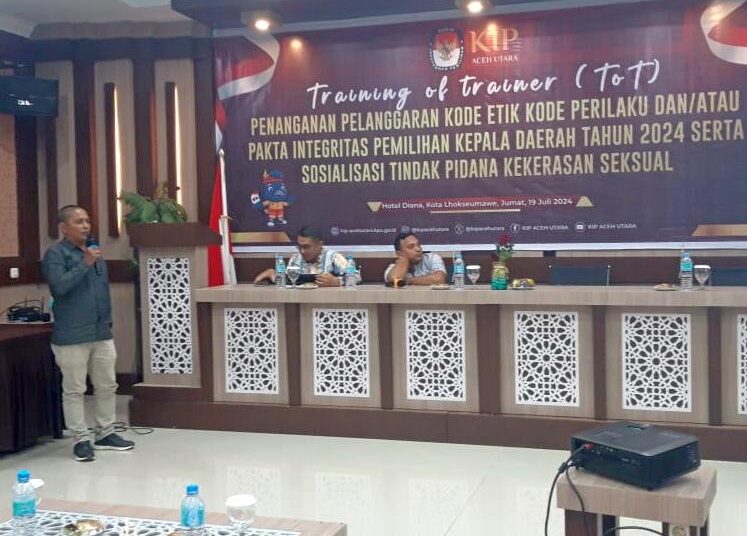 Komisioner Panwaslih Aceh Utara Ingatkan Penyelenggara Pemilu Jaga Kode Etik
