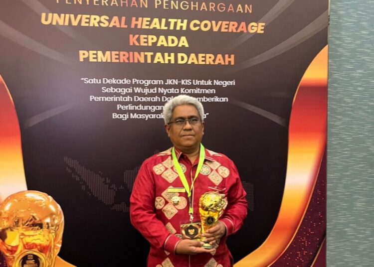 Pemkab Aceh Utara Terima UHC Award dari Wapres RI