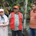 Penjabat Bupati Aceh Utara Dr. Mahyuzar M.Si, saat mengunjungi keluarga korban kebakaran tragis di Kampung Bantan, Kecamatan Cot Girek