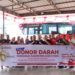 Aksi sosial Donor Darah menyambut HUT ke-6 Bawaslu Kabupaten/Kota di sekretariat Bawaslu Aceh Utara, Kecamatan Syamtalira Aron.