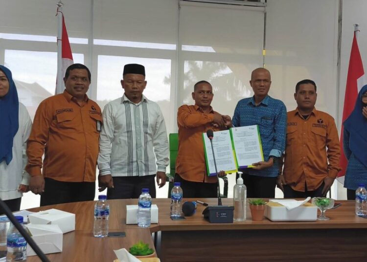 Panitia Pengawas Pemilihan (Panwaslih) Kabupaten Aceh Utara melakukan penandatanganan kesepakatan kerja sama (MoU) dengan Badan Penyelenggara Jaminan Sosial Ketenagakerjaan (BP JAMSOSTEK) Cabang Lhokseumawe.