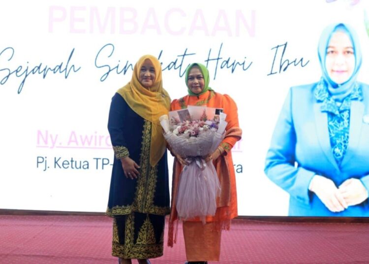 Peringatan Hari Ibu ke-96 tahun 2024 Pemkab Aceh Utara di aula Pendopo Bupati Aceh Utara, Lhokseumawe. Foto: Dok. Humas
