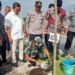 Aksi penghijauan di kompleks makam Sultan Malikussaleh dan Monumen Islam Samudera Pasai, Gampong Beuringen, Kecamatan Samudera, Aceh Utara. Foto: IST