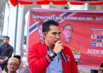 Komandan Kompi Sagoe Kulam Meudelat Daerah IV Tgk Chik Di Tunong Wilayah Samudera Pase, Nasrizal alias Cek Bay. Foto: Dok. Pribadi