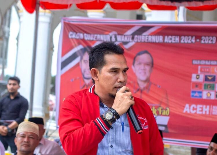 Komandan Kompi Sagoe Kulam Meudelat Daerah IV Tgk Chik Di Tunong Wilayah Samudera Pase, Nasrizal alias Cek Bay. Foto: Dok. Pribadi