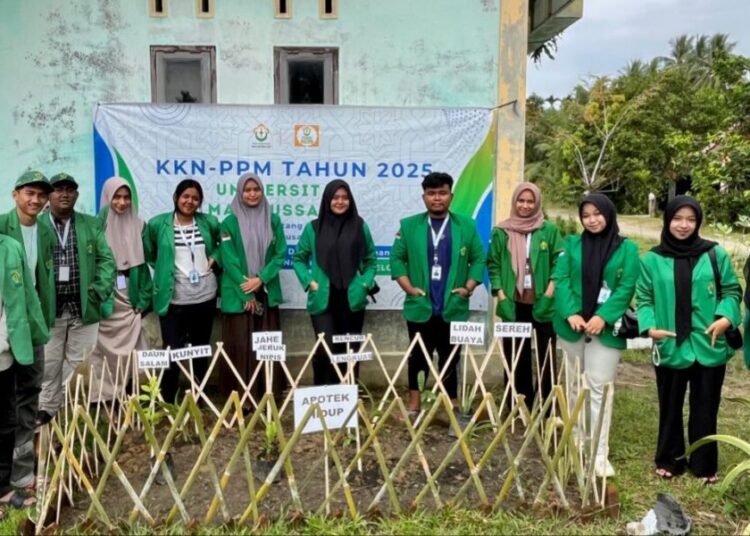 Mahasiswa KKN Unimal Kelompok 178 Tanam Apotek Hidup di Gampong Matang Peusangan