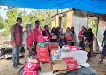 Pemkab Aceh Utara Serahkan Bantuan bagi Korban Kebakaran di Kecamatan Meurah Mulia