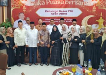 PMI Aceh Utara Gelar Buka Puasa Bersama dan Santunan Anak Yatim