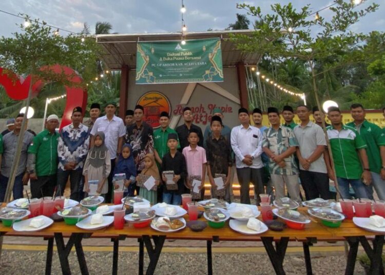 GP Ansor Aceh Utara Gelar Diskusi Kebangsaan dan Santunan Anak Yatim