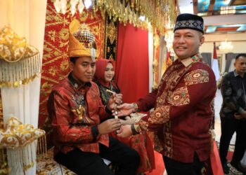 Pemkab Aceh Utara Peusijuek Kapolres Lhokseumawe yang Baru