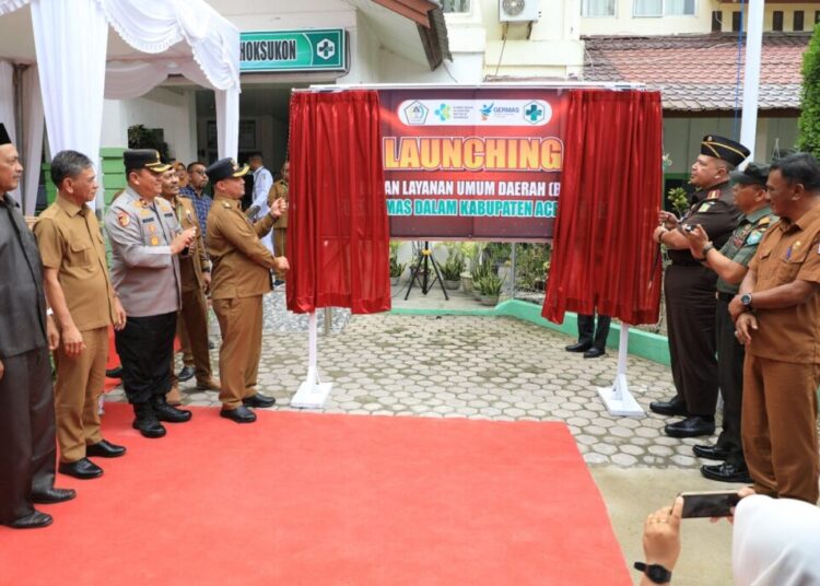 Resmikan 32 Puskesmas di Aceh Utara Jadi BLUD, Bupati Ayahwa Minta Unit Layanan Belajar Cara Senyum