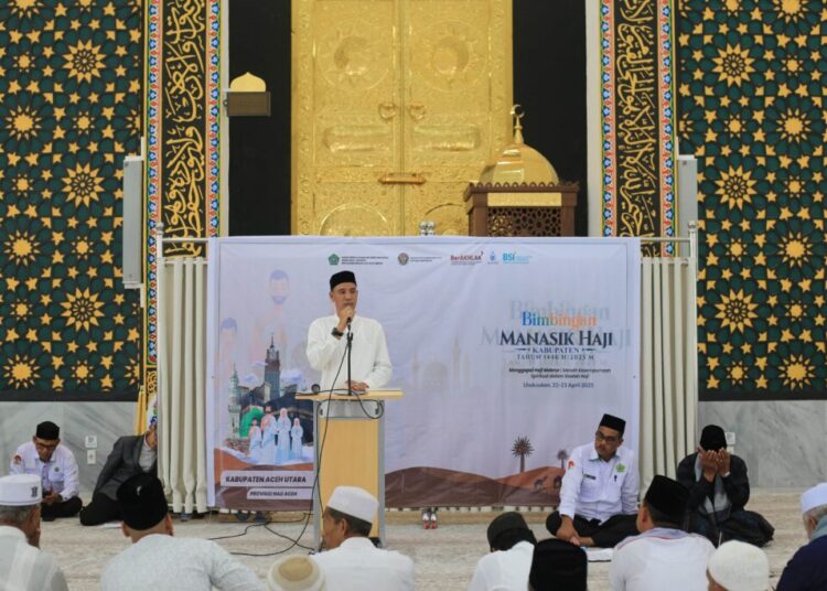 Buka Manasik Haji Aceh Utara Tahun 2025, Begini Pesan Wabup Tarmizi Panyang