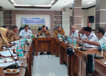 Pertemuan Bupati Aceh Utara Ismail A Jalil dengan Pengurus KADIN Aceh Utara