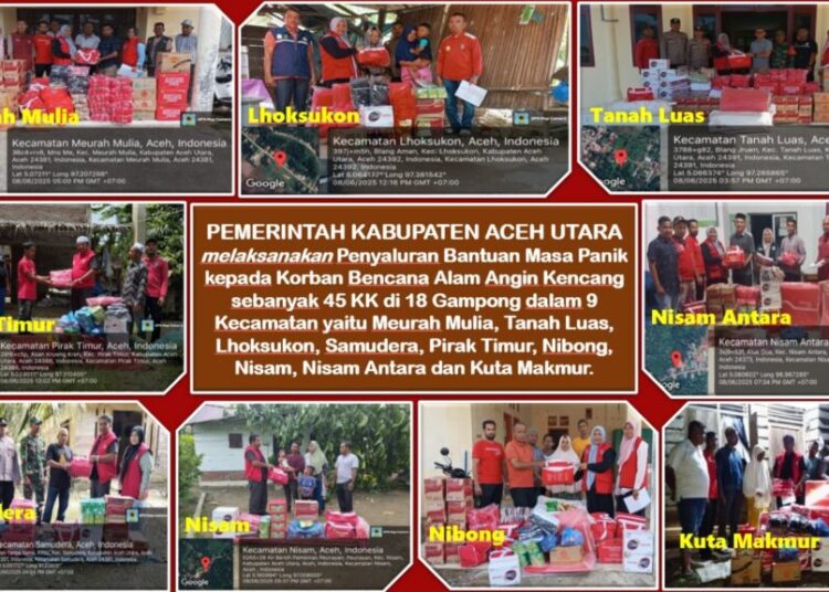 penyaluran bantuan bencana alam