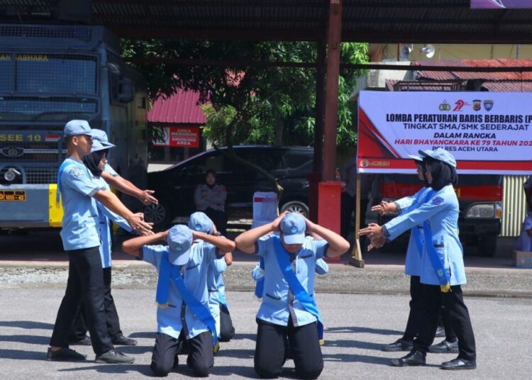 Lomba Baris-Berbaris Hari Bhayangkara ke-79