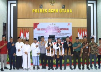 Kompolnas kunjungan ke Polres Aceh Utara