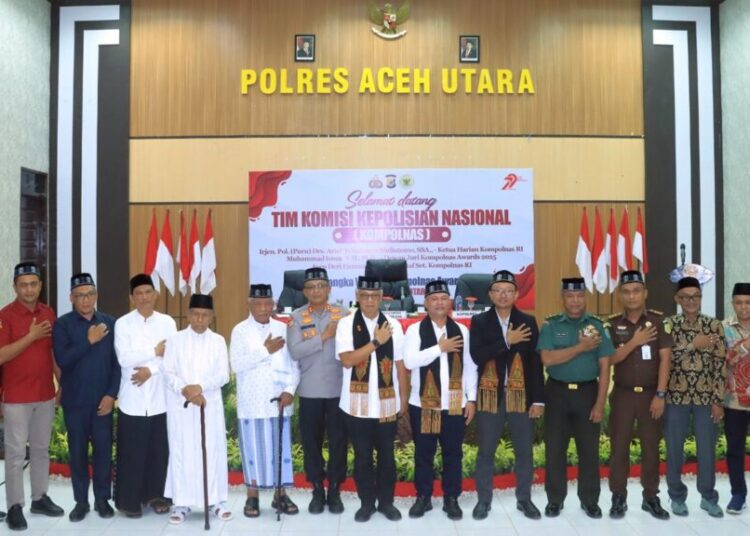 Kompolnas kunjungan ke Polres Aceh Utara
