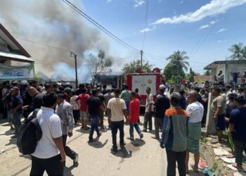 Sembilan Rumah Hangus Terbakar di Aceh Utara