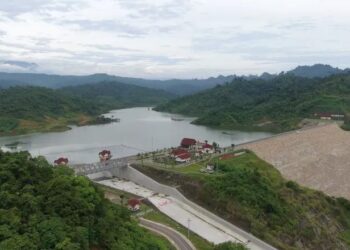 Bendungan Keureuto, di Kecamatan Paya Bakong, Kabupaten Aceh Utara.