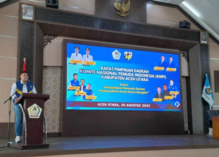 Ketua DPD KNPI Aceh Utara, Rasyidin Raden