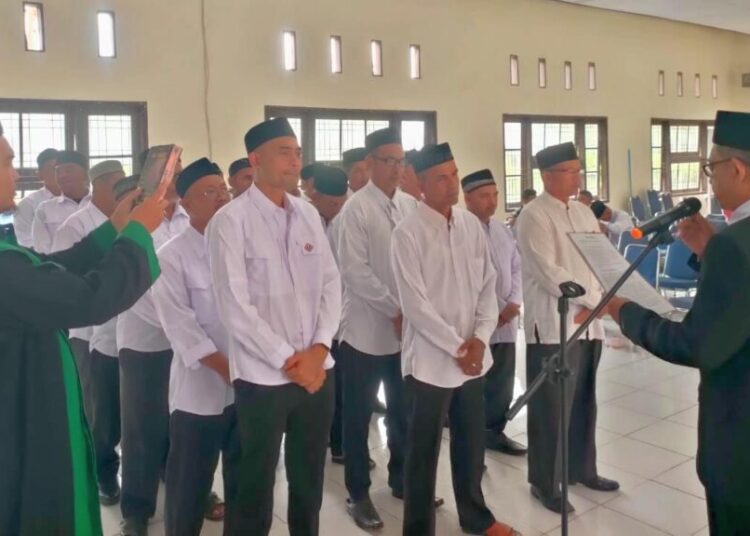 Pelantikan Tuha Peut Gampong dan Imum Mukim Kecamatan Nibong Kabupaten Aceh Utara