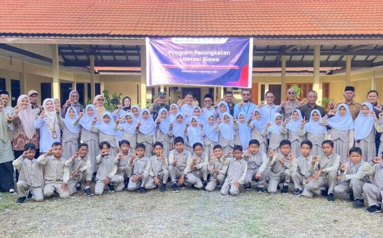 PT. Pema Global Energi (PGE), didukung oleh Badan Pengelola Migas Aceh (BPMA), memulai program peningkatan literasi untuk siswa sekolah dasar di Kecamatan Syamtalira Aron, Aceh Utara.