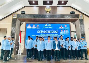 Prosesi pelantikan DPD BKPRMI Aceh Utara masa khidmat 2024–2028 dipimpin oleh Ustadz Ridha Yunawardi, S.H., mewakili Ketua DPW BKPRMI Aceh, di Aula Setdakab Aceh Utara, Lhoksukon, Rabu (15/10/2025).