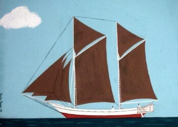 Pinisi dengan lambung tipe Lamba