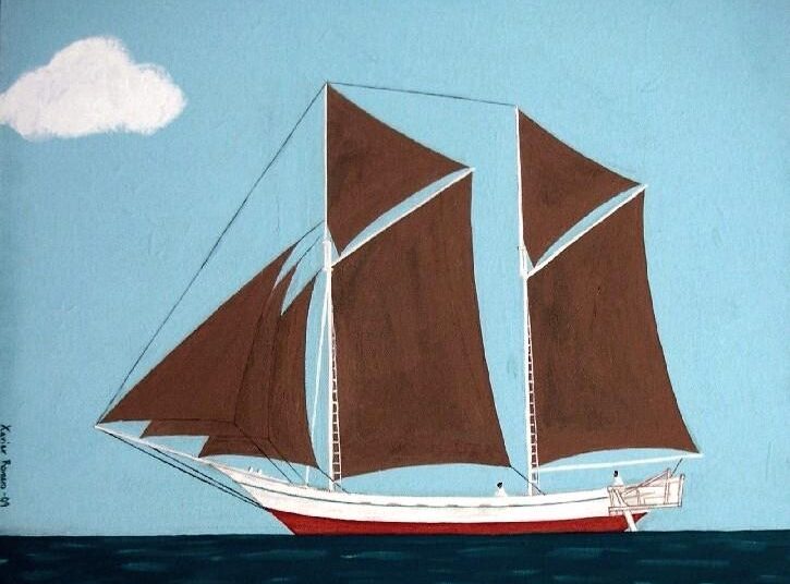 Pinisi dengan lambung tipe Lamba