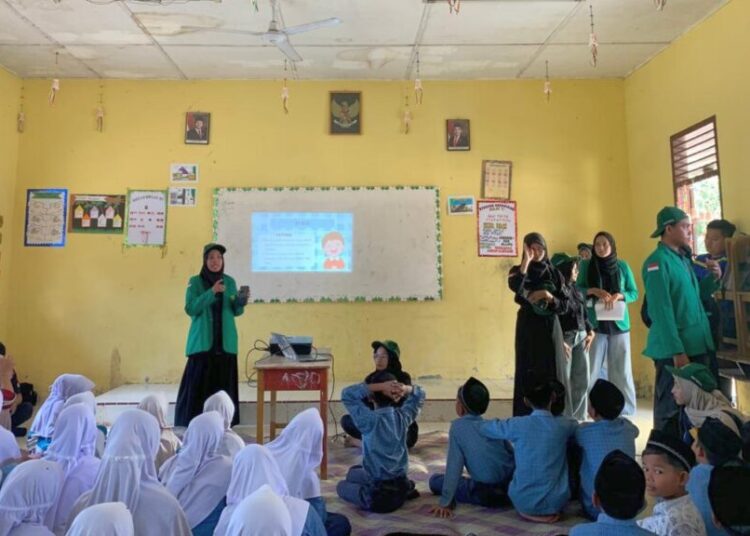 Mahasiswa KKN Universitas Malikussaleh Relawan Kecamatan Sawang berkolaborasi dengan Kemenkes RI menggelar skrining depresi dan pendampingan psikososial bagi siswa MIN 17 Aceh Utara