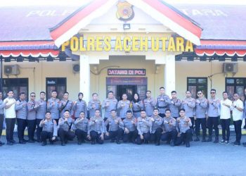 22 Mahasiswa STIK-PTIK Tiba di Polres Aceh Utara, Ini Agendanya