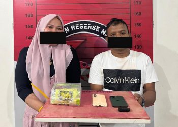 Satresnarkoba Polres Aceh Utara berhasil menyita 1 kg sabu dalam kemasan teh Cina di kawasan SPBU Geudong