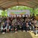 Sinergi mahasiswa LIMA bersama pelajar PMR dan Pramuka SMAN 1 Matangkuli saat menanam bibit pohon di bantaran sungai Gampong Parang Sikureung, Aceh Utara