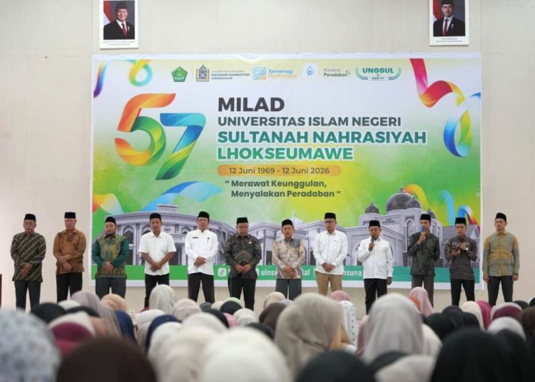 Universitas Islam Negeri (UIN) Sultanah Nahrasiyah (SUNA) Lhokseumawe resmi meluncurkan rangkaian kegiatan Milad ke-57 yang dirangkai dengan peringatan Haul ke-616 Sultanah Nahrasiyah di Gedung Serbaguna kampus setempat