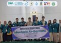 Mahasiswa KPM Kelompok 11 UIN SUNA Lhokseumawe bersama Apindo Banten meresmikan Musala Al-Bantani di Gampong Geudumbak, Langkahan, Aceh Utara